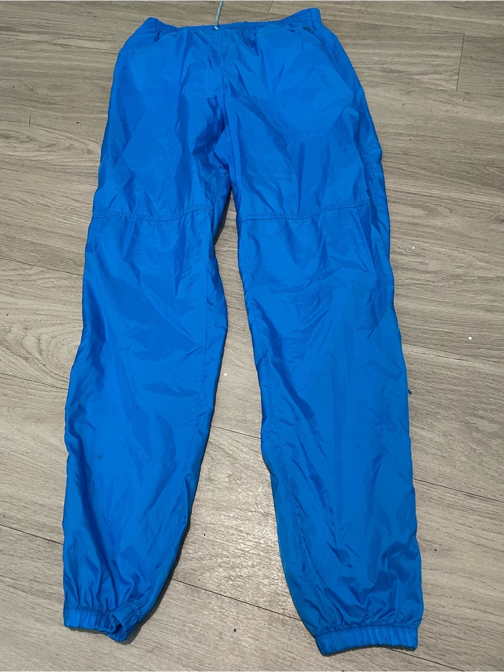 Nike Electric Blue Track Pants with Elastic Cuffs